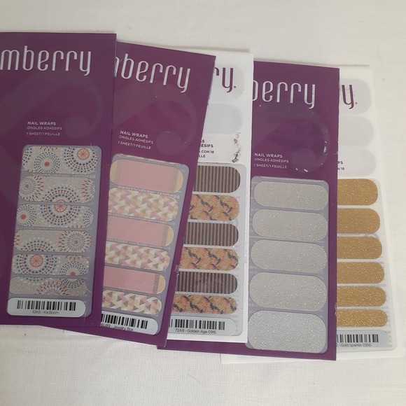 Jamberry‎ Lot Nail Wrap Variety Colorful with Mini Heater and tools - Picture 5 of 7